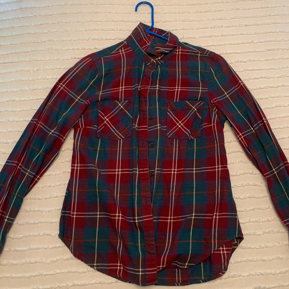 Plaid button up